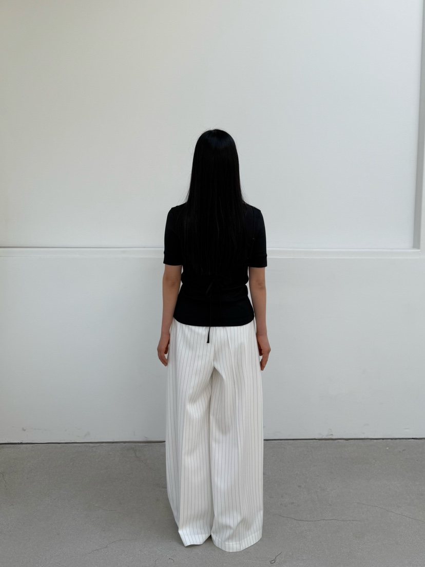 LE-PPL韓國直郵女士新品休閑25春夏職業人氣正裝褲西褲綁帶LE-PPL正裝褲/西褲