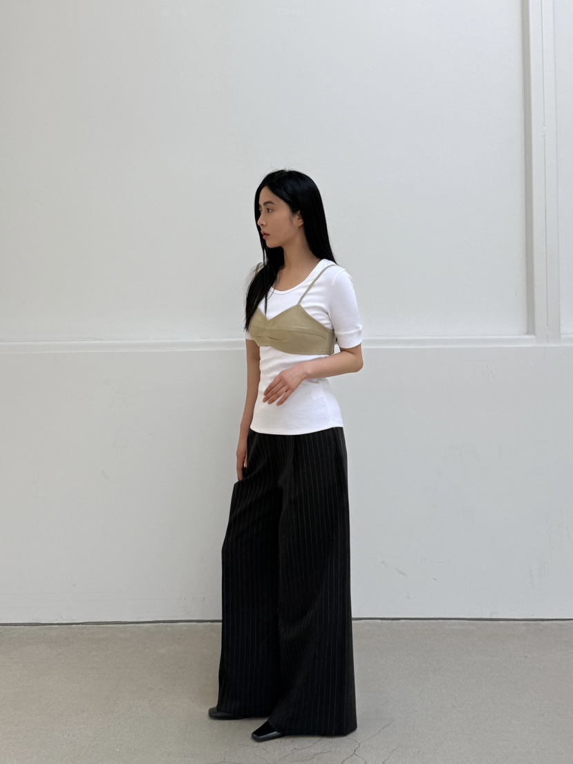 LE-PPL韓國直郵女士新品職業推薦熱賣25春夏吊帶背心不含內搭LE-PPL吊帶/背心