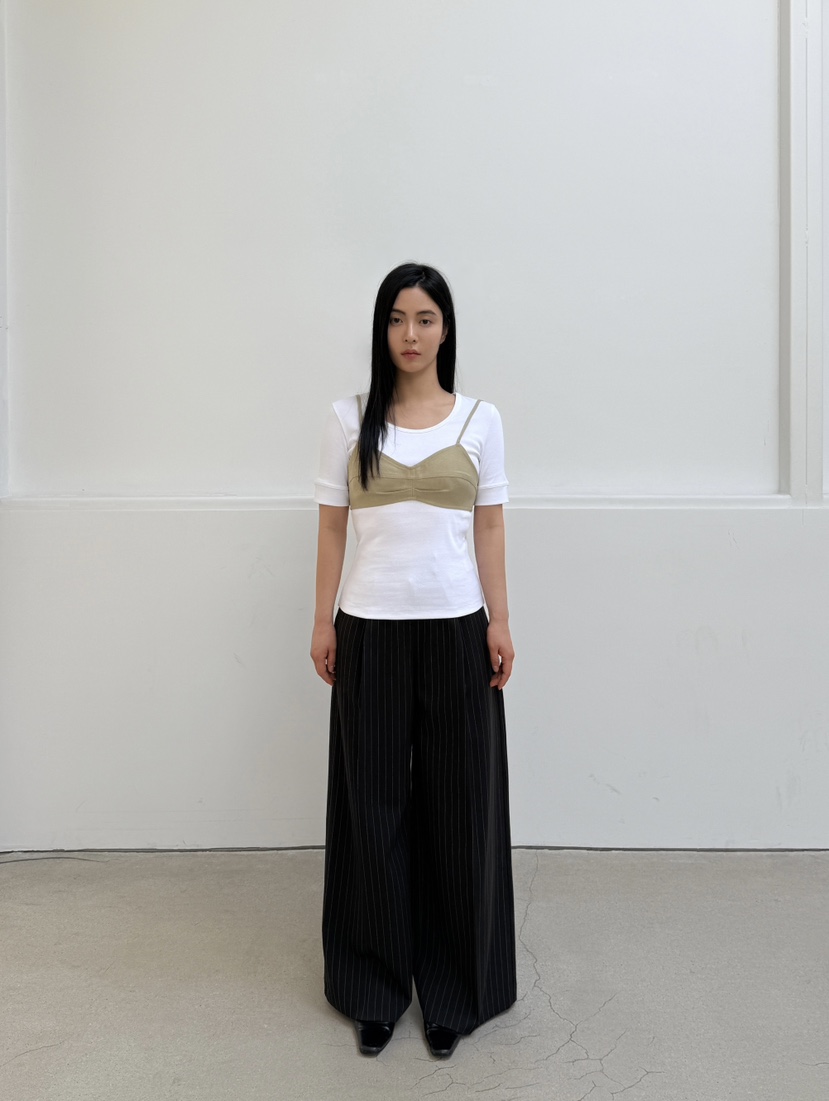 LE-PPL韓國直郵女士新品職業推薦熱賣25春夏吊帶背心不含內搭LE-PPL吊帶/背心
