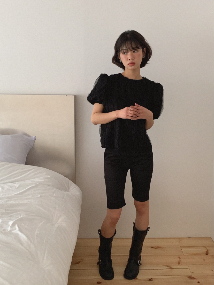 SLAT韓國代購女士新品真品25春夏休閑推薦時尚職業襯衫蕾絲衫SLAT襯衫/蕾絲衫