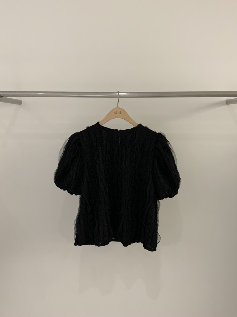 SLAT韓國代購女士新品真品25春夏休閑推薦時尚職業襯衫蕾絲衫SLAT襯衫/蕾絲衫圖色3