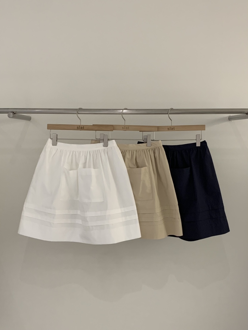 SLAT東大門實拍女裝新品推薦時尚人氣休閑25春夏熱賣真品短裙UNICO短裙