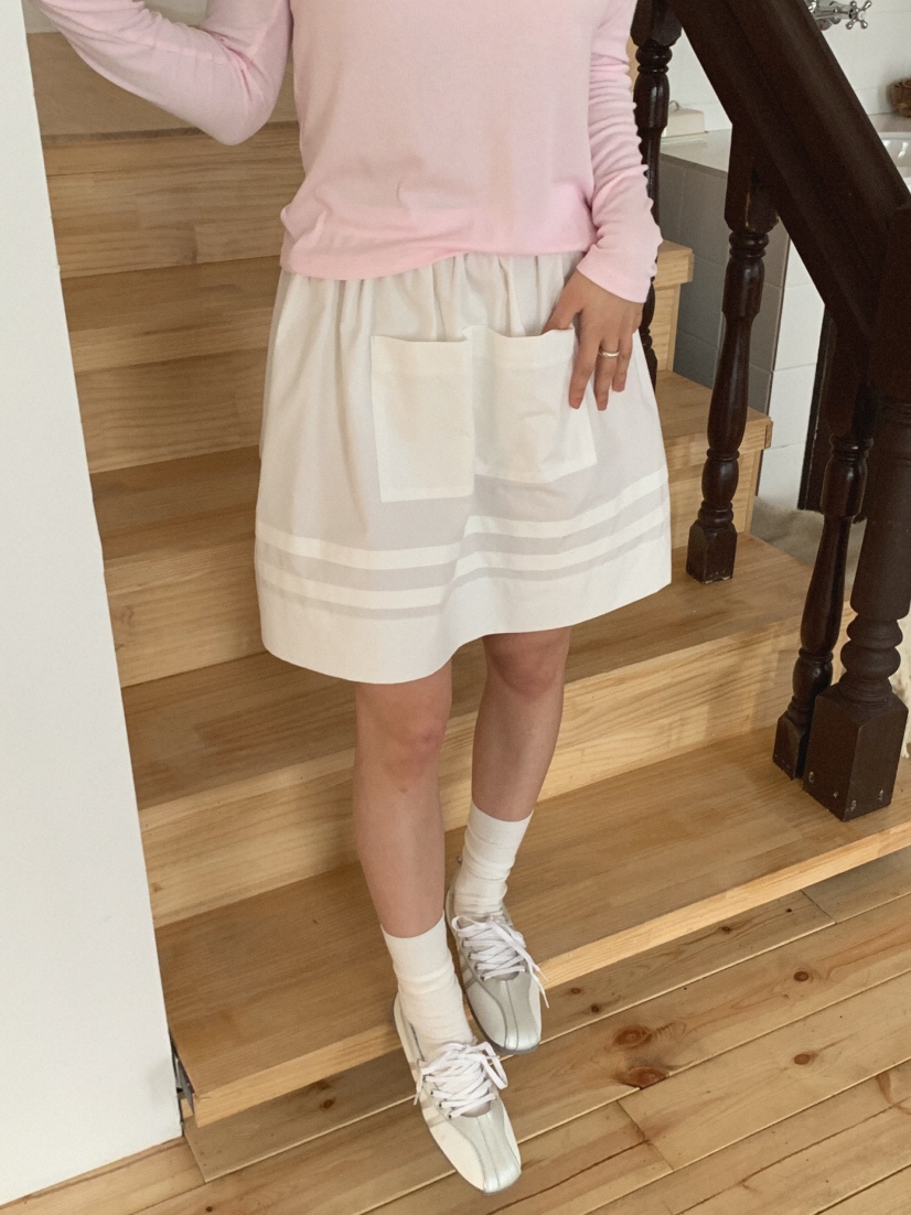 SLAT東大門實拍女裝新品推薦時尚人氣休閑25春夏熱賣真品短裙UNICO短裙