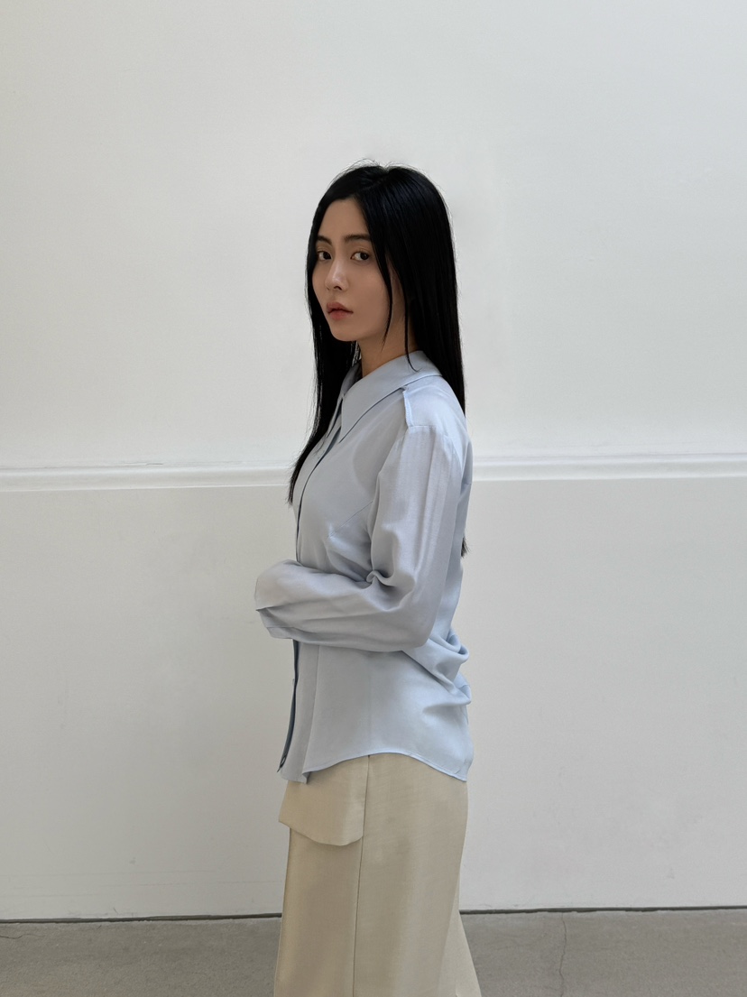 LE-PPL東大門直郵女士新品休閑真品推薦熱賣25春夏襯衫蕾絲衫LE-PPL襯衫/蕾絲衫
