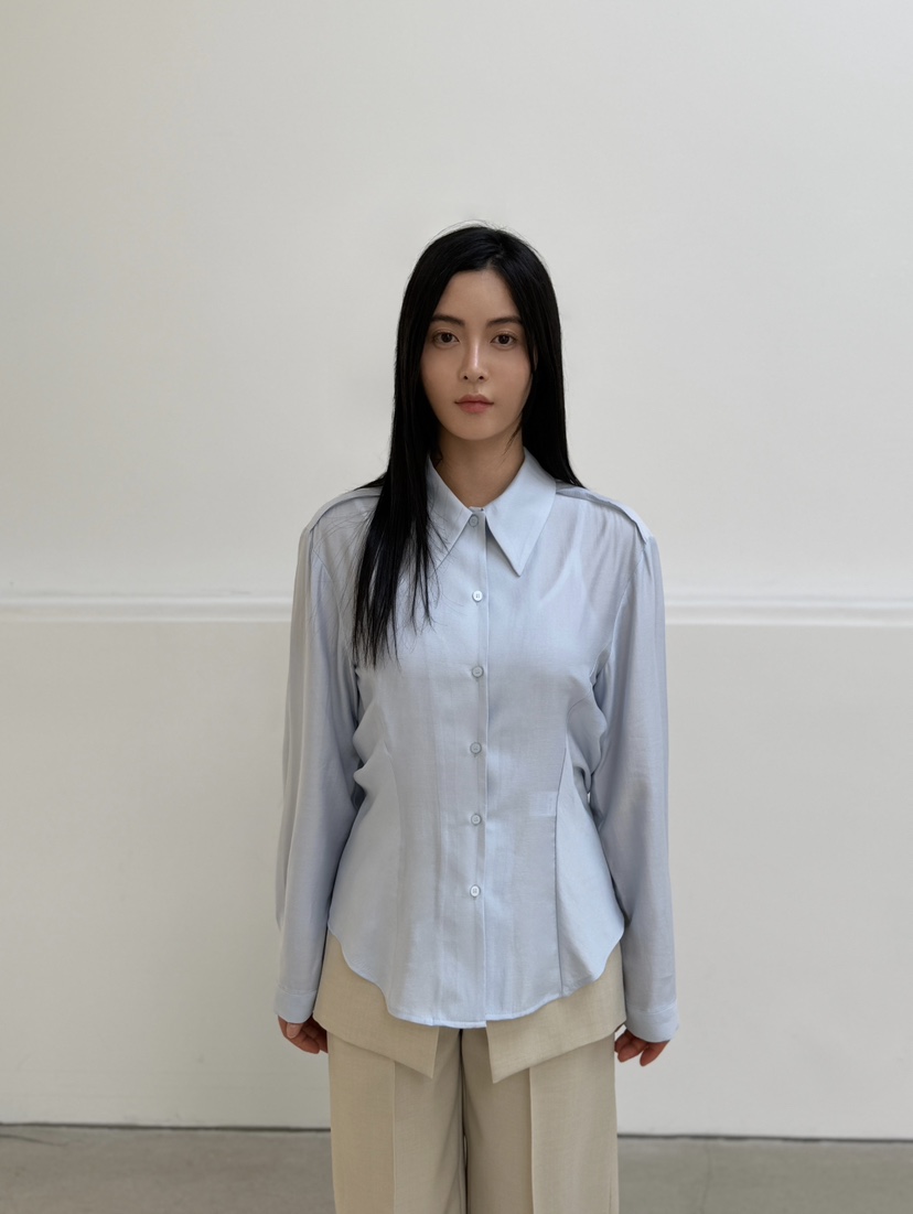 LE-PPL東大門直郵女士新品休閑真品推薦熱賣25春夏襯衫蕾絲衫LE-PPL襯衫/蕾絲衫