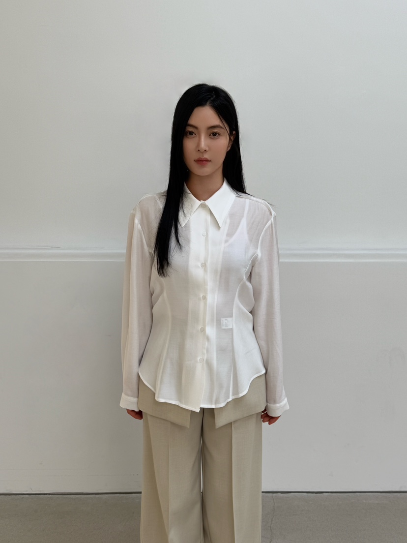 LE-PPL東大門直郵女士新品休閑真品推薦熱賣25春夏襯衫蕾絲衫LE-PPL襯衫/蕾絲衫