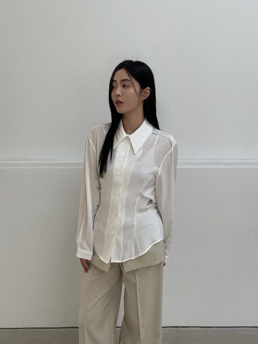 LE-PPL東大門直郵女士新品休閑真品推薦熱賣25春夏襯衫蕾絲衫LE-PPL襯衫/蕾絲衫
