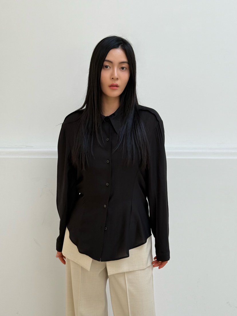 LE-PPL東大門直郵女士新品休閑真品推薦熱賣25春夏襯衫蕾絲衫LE-PPL襯衫/蕾絲衫
