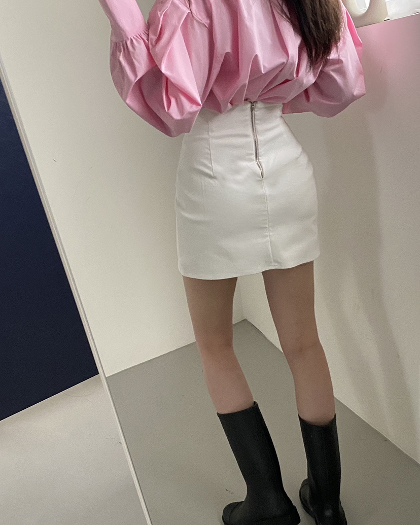 JENNIE韓國直郵女士新品推薦熱賣時尚25春夏休閑真品人氣短裙JENNIE/VENEFIT短裙