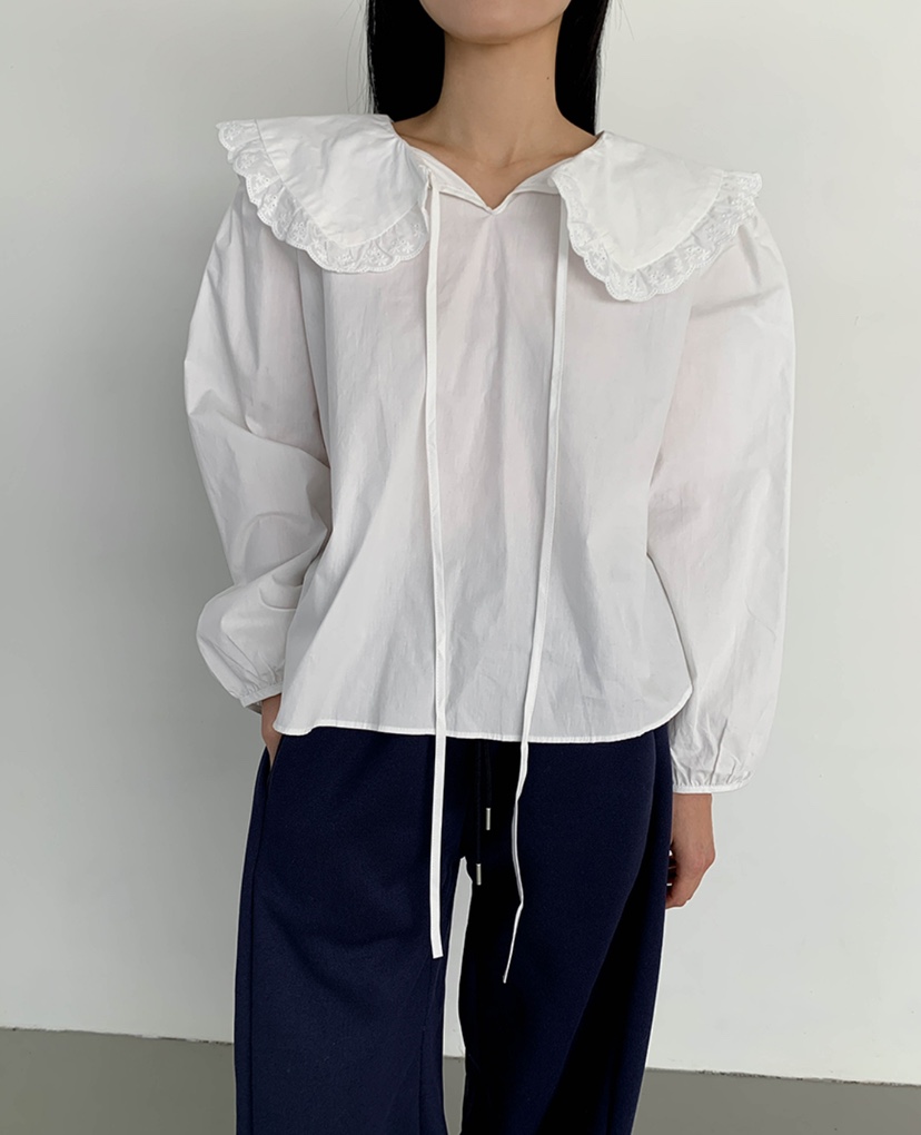 OX韓國代購女士新品休閑25春夏熱賣真品推薦職業襯衫蕾絲衫OX-2件起襯衫/蕾絲衫