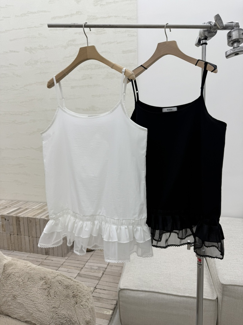 BE&amp;BE韓國代購女裝新品時尚25春夏職業休閑熱賣吊帶背心BE&be吊帶/背心