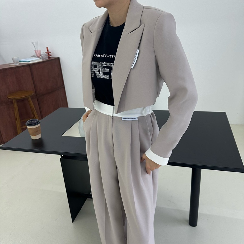 SOUIT東大門代購女士新款熱賣推薦休閑25春夏人氣時尚職業夾克SOUIT by mabel-L夾克