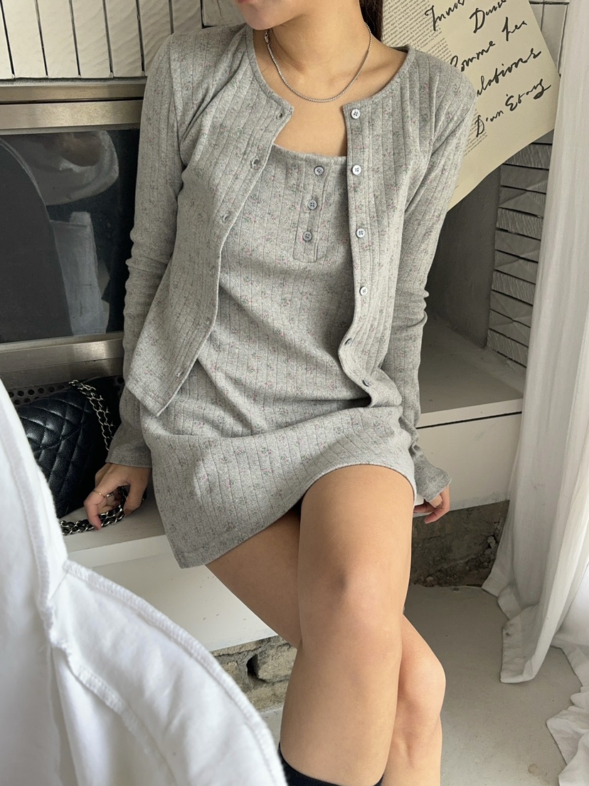 OUPPT東大門實拍女裝新品推薦職業時尚人氣25春夏針織衫開衫OUPPT針織衫圖色1