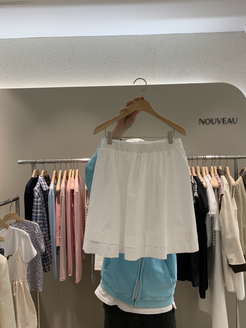 NOUVEAU韓國代購女裝新品休閑時尚職業人氣熱賣25春夏推薦短裙NOUVEAU短裙