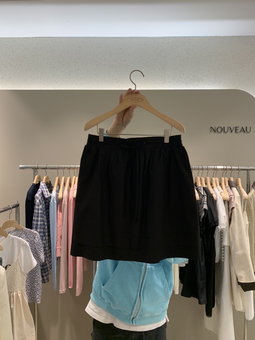 NOUVEAU韓國代購女裝新品休閑時尚職業人氣熱賣25春夏推薦短裙NOUVEAU短裙圖色2