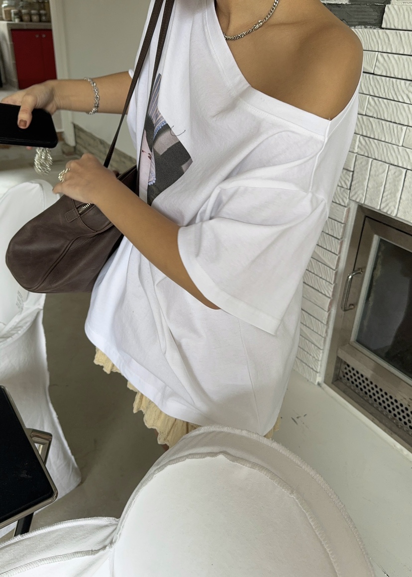OUPPT東大門實拍女士新款休閑真品人氣熱賣時尚25春夏職業T恤OUPPTT恤