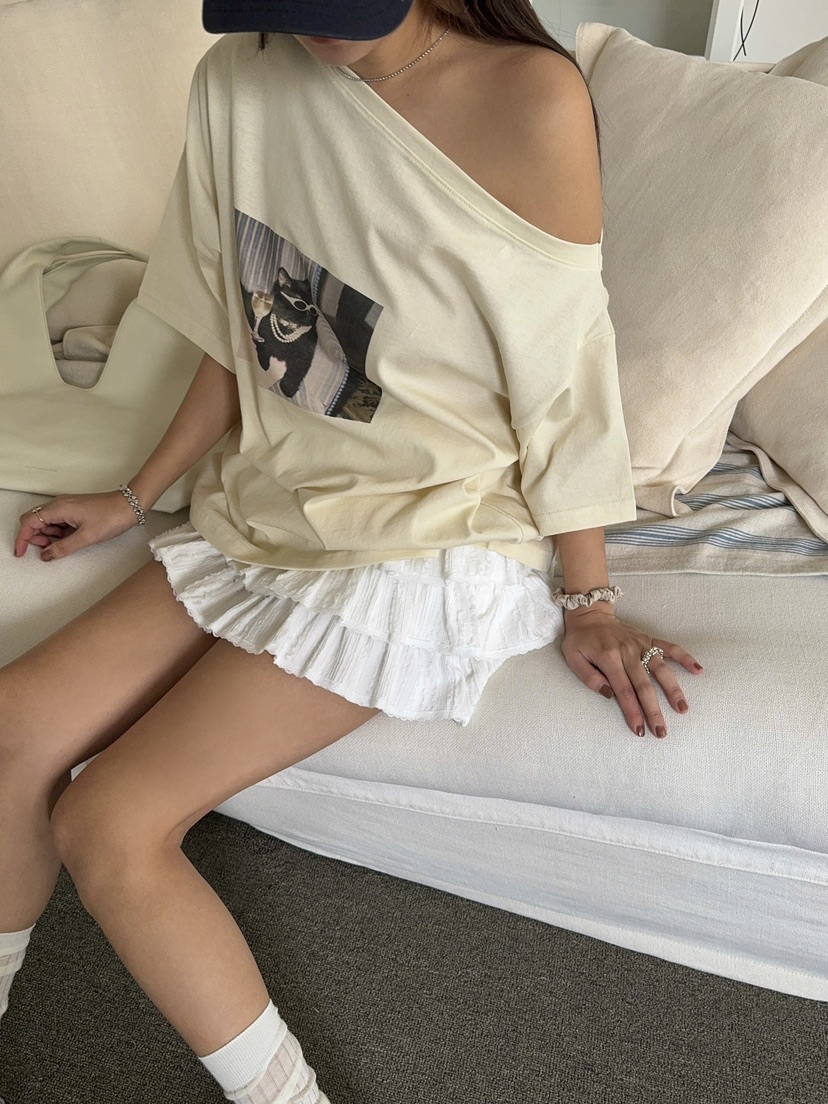OUPPT東大門實拍女士新款休閑真品人氣熱賣時尚25春夏職業T恤OUPPTT恤