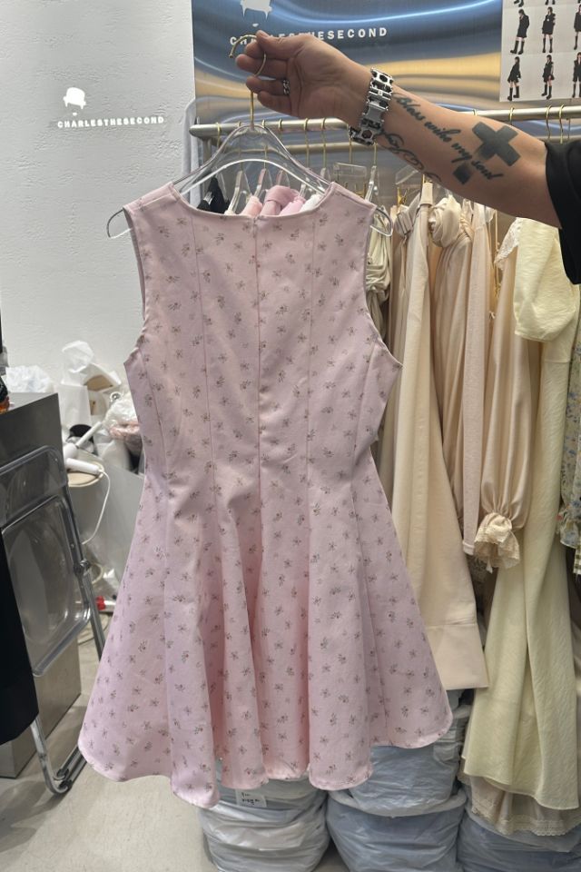 CHARLES THE SECOND韓國代購女士新品真品職業25春夏連衣裙CHARLES THE SECOND/CHEAP-CHIC連衣裙