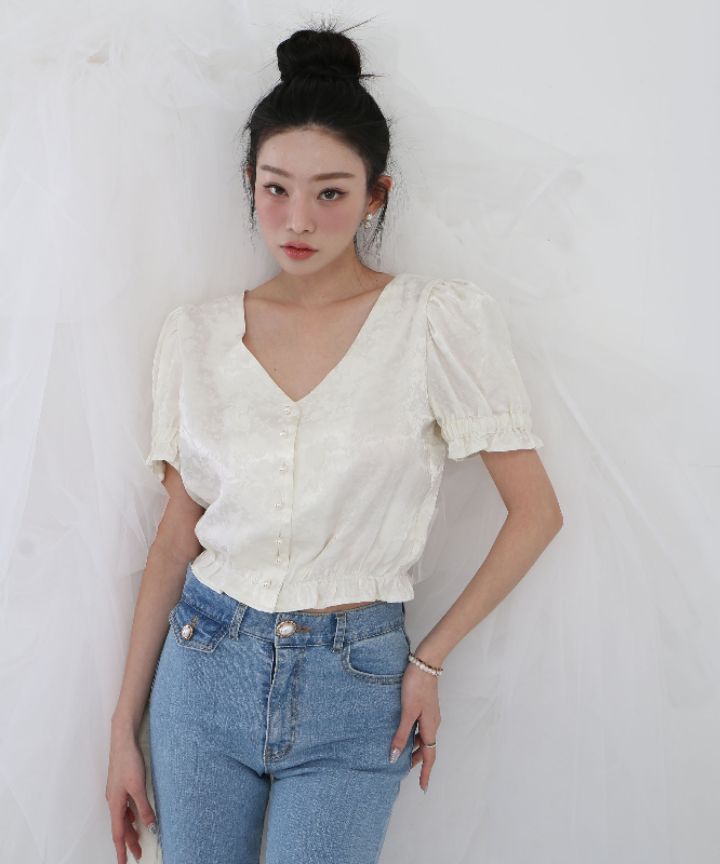 CHARLES THE SECOND東大門代購女裝新款熱賣襯衫蕾絲衫含脖帶CHARLES THE SECOND/CHEAP-CHIC襯衫/蕾絲衫