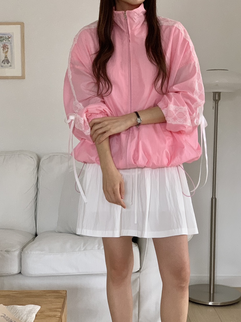 PARSLEY韓國代購女裝新品人氣真品職業時尚休閑推薦夾克蕾絲Daze夾克