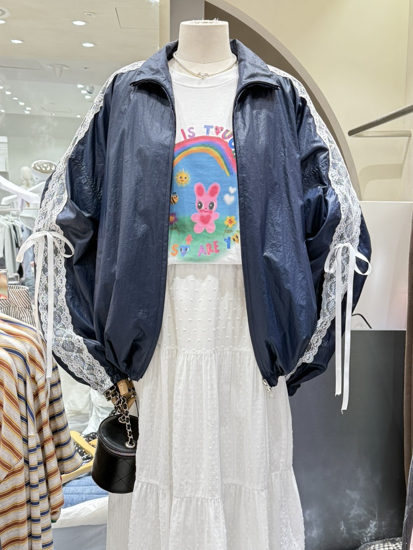 PARSLEY韓國代購女裝新品人氣真品職業時尚休閑推薦夾克蕾絲Daze夾克