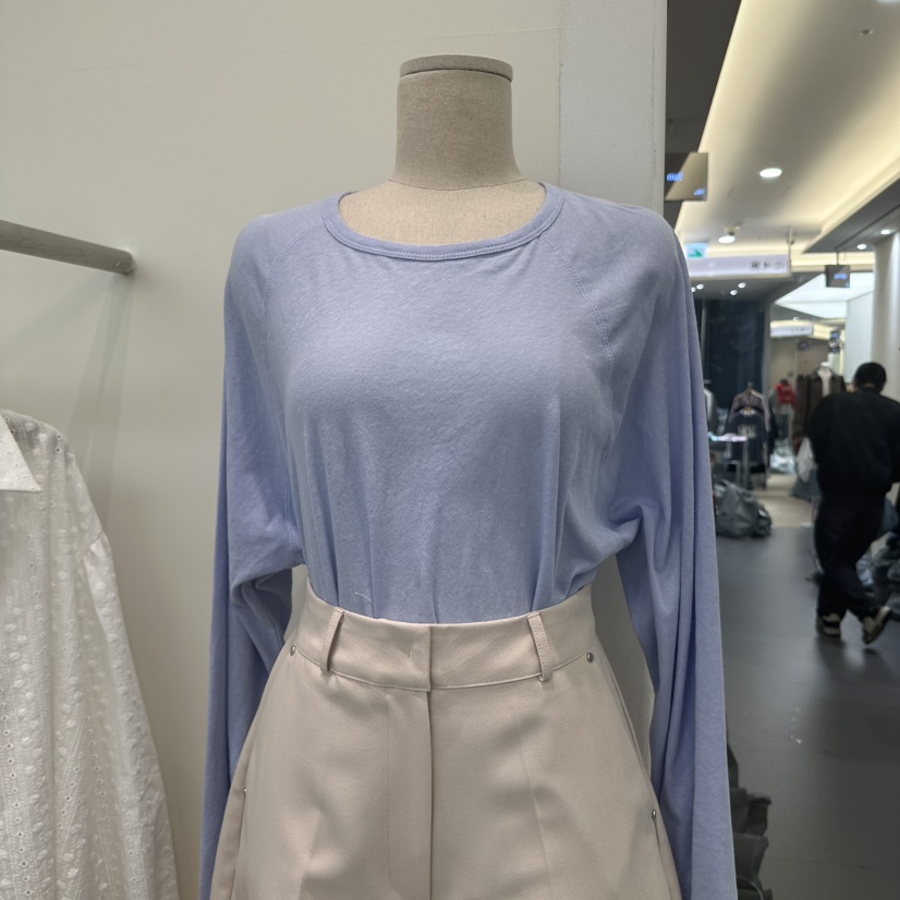 BLENDING-p韓國直郵女裝新品時尚真品休閑熱賣職業長袖T恤BLENDING長袖T恤圖色4