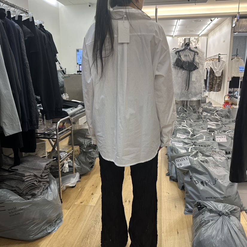 MAINT東大門代購女裝新款25春夏推薦人氣職業休閑襯衫蕾絲衫BOHEME襯衫/蕾絲衫