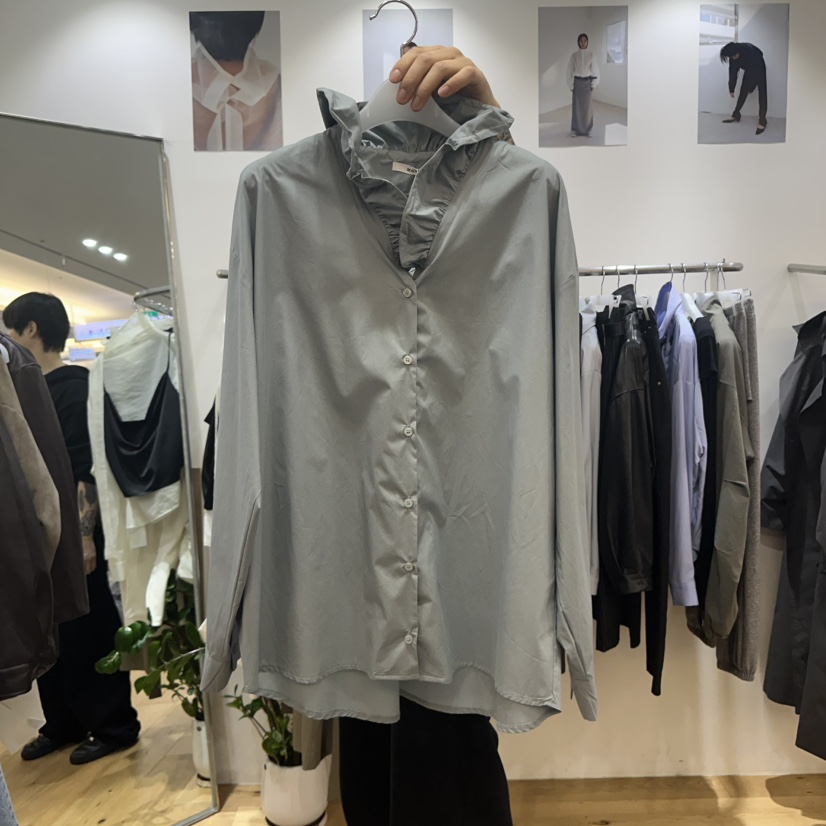 MAINT東大門代購女裝新款25春夏推薦人氣職業休閑襯衫蕾絲衫BOHEME襯衫/蕾絲衫圖色2