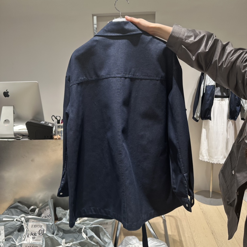 FAVOR-P韓國直郵女裝新品人氣25春夏時尚職業真品夾克含腰帶FAVOR-P夾克