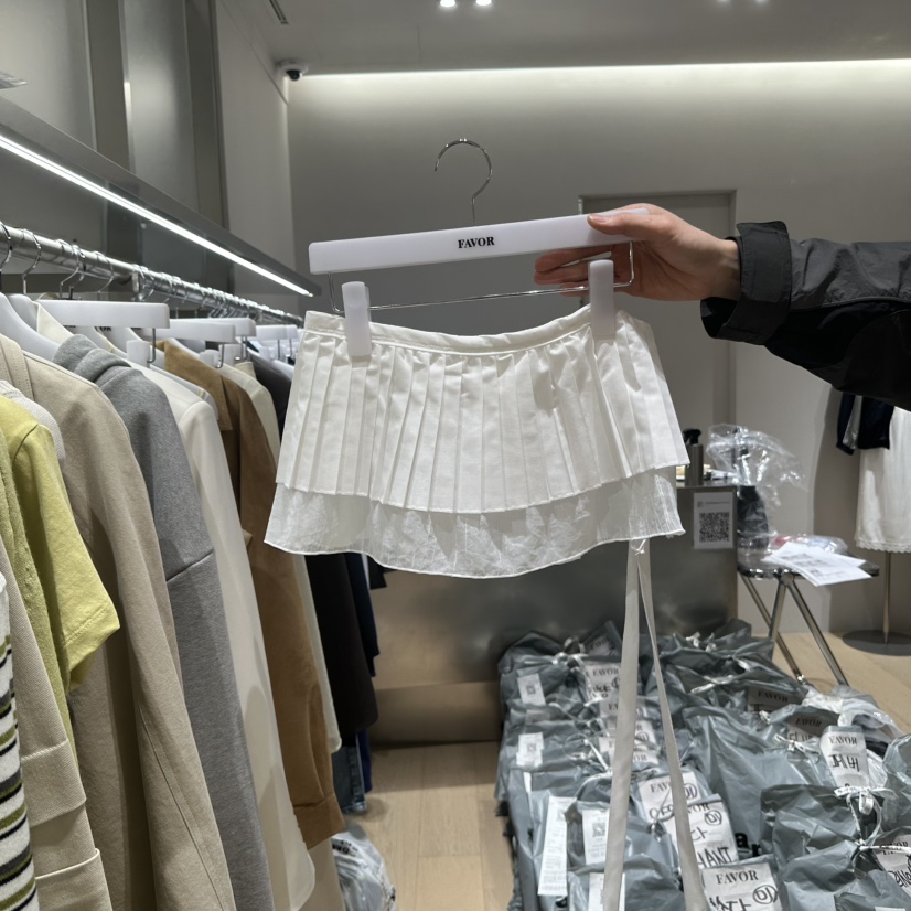 FAVOR-P韓國代購女士新款真品人氣熱賣25春夏推薦職業短裙FAVOR短裙