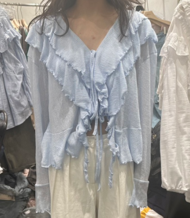 BERTHA韓國直郵女裝新品人氣休閑職業熱賣25春夏襯衫蕾絲衫開衫BERTHA襯衫/蕾絲衫