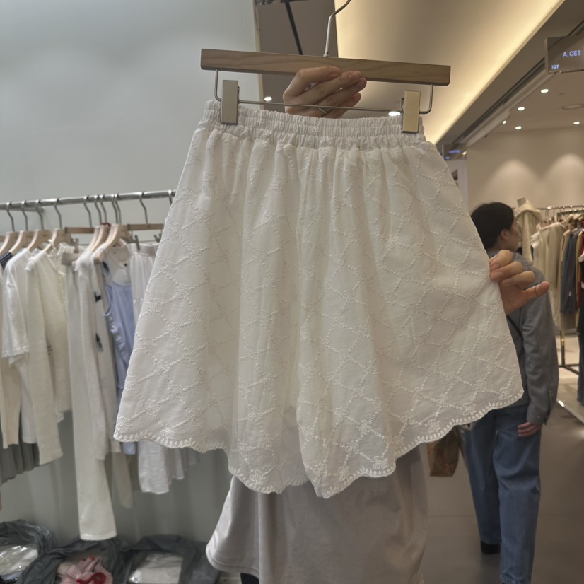 PART3東大門直郵女士新品熱賣休閑人氣真品職業25春夏短褲蕾絲Part.3短褲