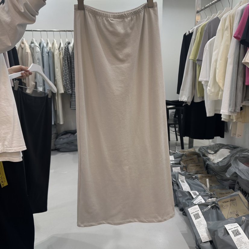 VISUAL SPACE東大門實拍女士新款休閑熱賣時尚真品25春夏長裙VISUAL SPACE長裙