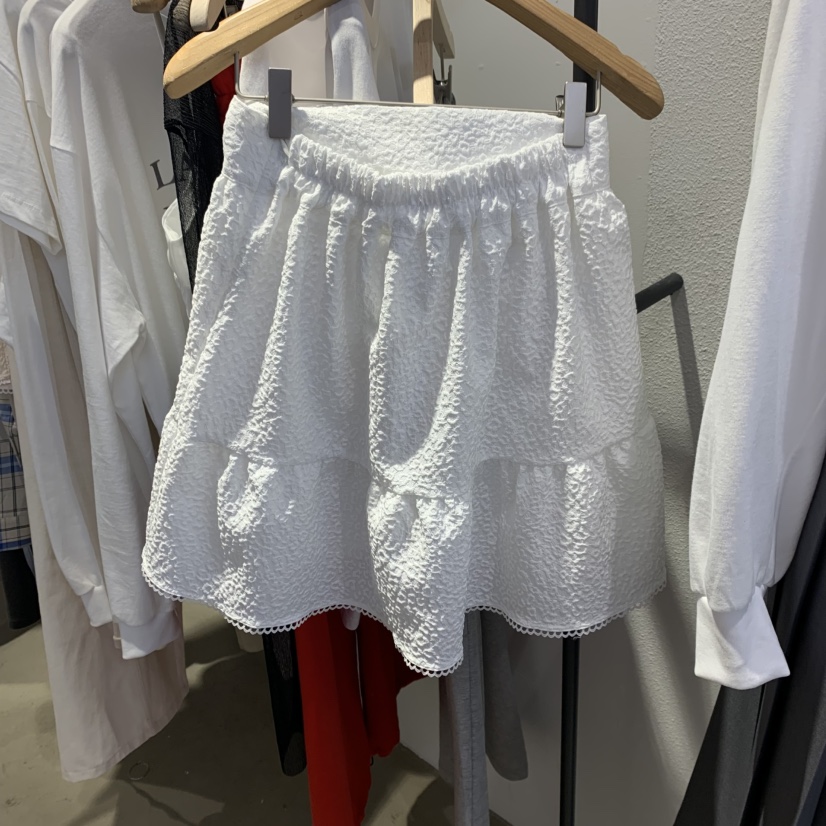 IR BIEN韓國直郵女裝新品人氣職業25春夏推薦時尚短裙蕾絲IR BIEN/BIENBIEN短裙