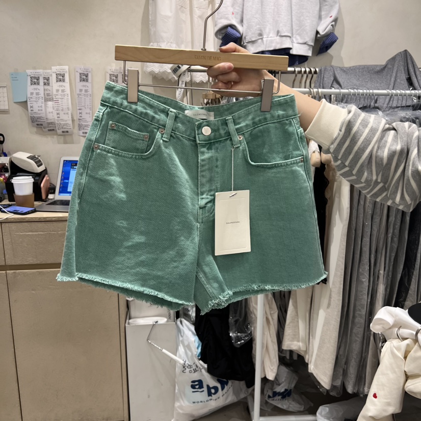 SALONDEMAG東大門實拍女士新款休閑真品推薦職業熱賣25春夏短褲SALONDEMAG短褲圖色1