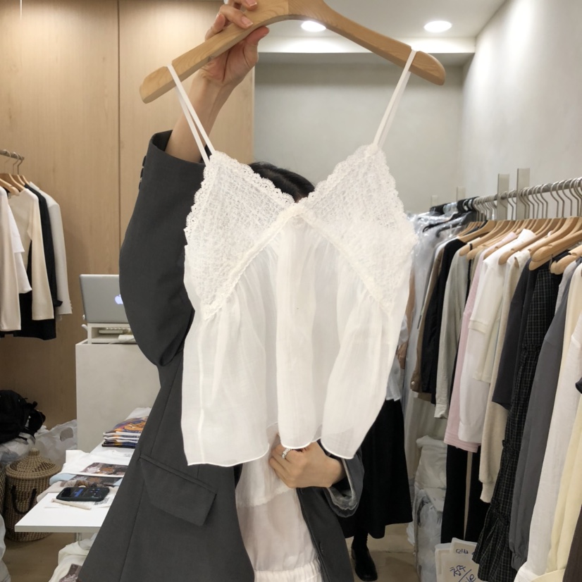 VILLABUTTON東大門直郵女士新品時尚休閑真品職業人氣吊帶背心VILLABUTTON吊帶/背心圖色2