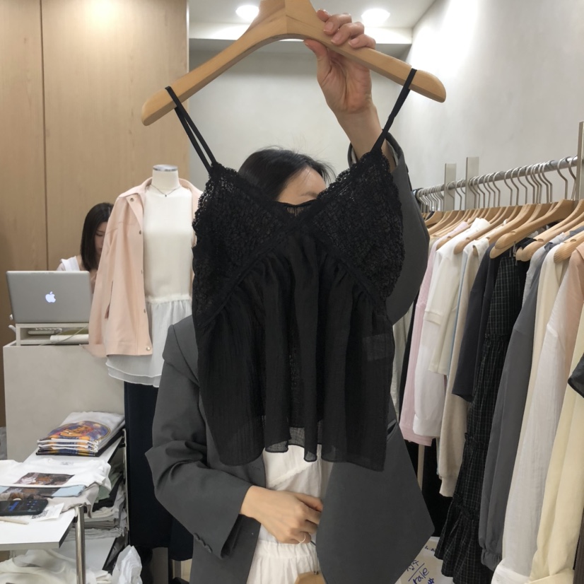 VILLABUTTON東大門直郵女士新品時尚休閑真品職業人氣吊帶背心VILLABUTTON吊帶/背心圖色3