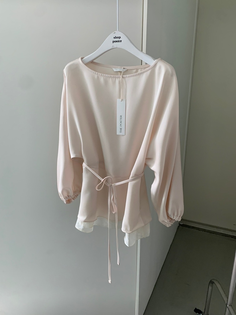 SHOP POSTER東大門直郵女士新款職業人氣25春夏襯衫蕾絲衫SHOP_POSTER襯衫/蕾絲衫