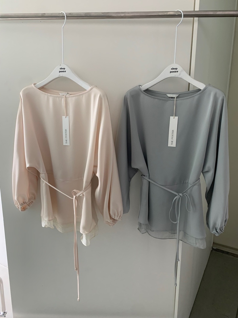 SHOP POSTER東大門直郵女士新款職業人氣25春夏襯衫蕾絲衫SHOP_POSTER襯衫/蕾絲衫