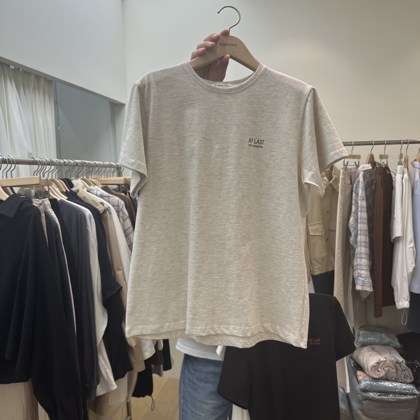 BLENDING-p東大門直郵女士新款職業休閑熱賣25春夏真品T恤BLENDINGT恤圖色3