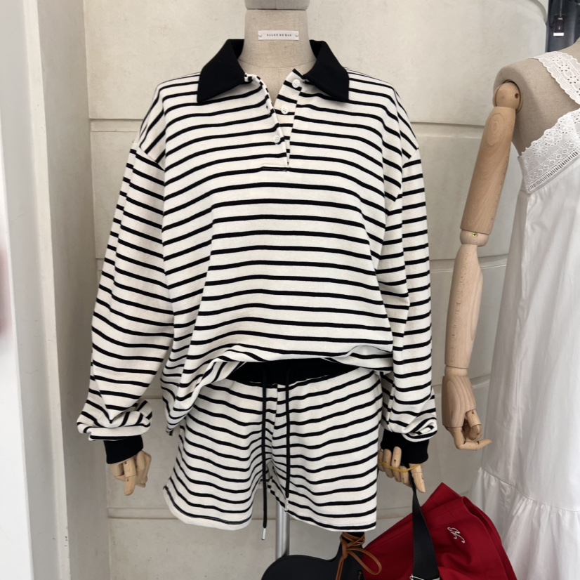 SALONDEMAG東大門直郵女士新款熱賣25春夏時尚人氣休閑長袖T恤SALONDEMAG長袖T恤