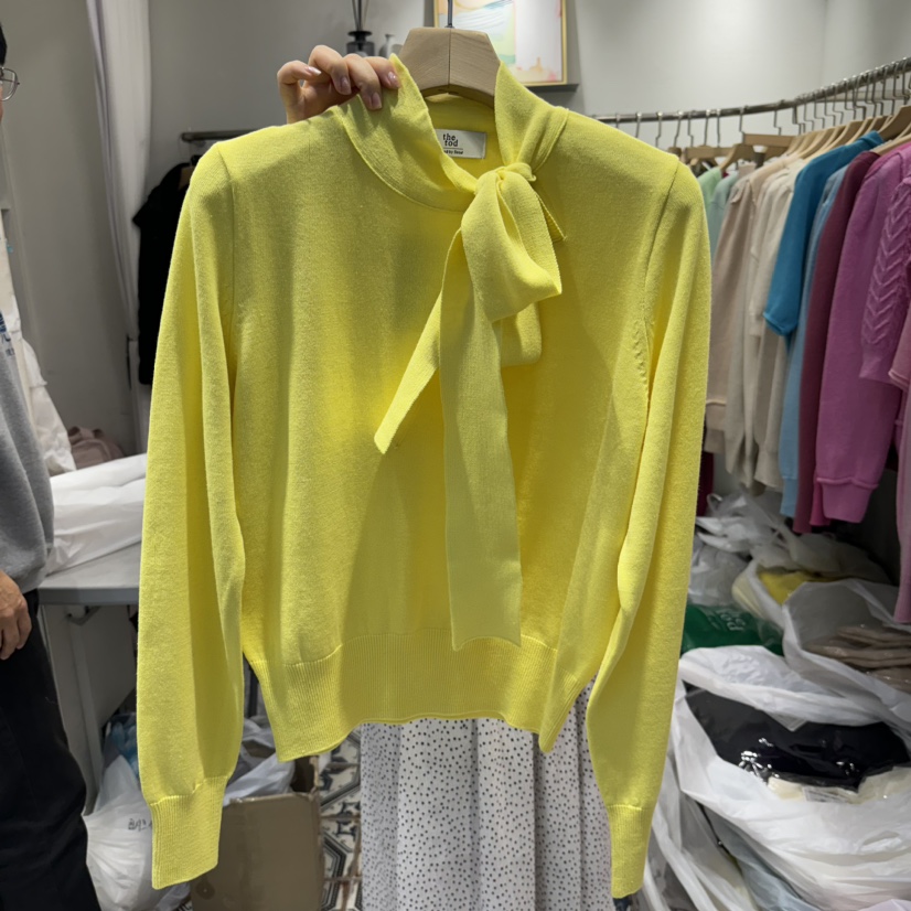 SOM-TOD東大門代購女裝新品人氣時尚真品熱賣職業25春夏針織衫the tod-SOM針織衫圖色1
