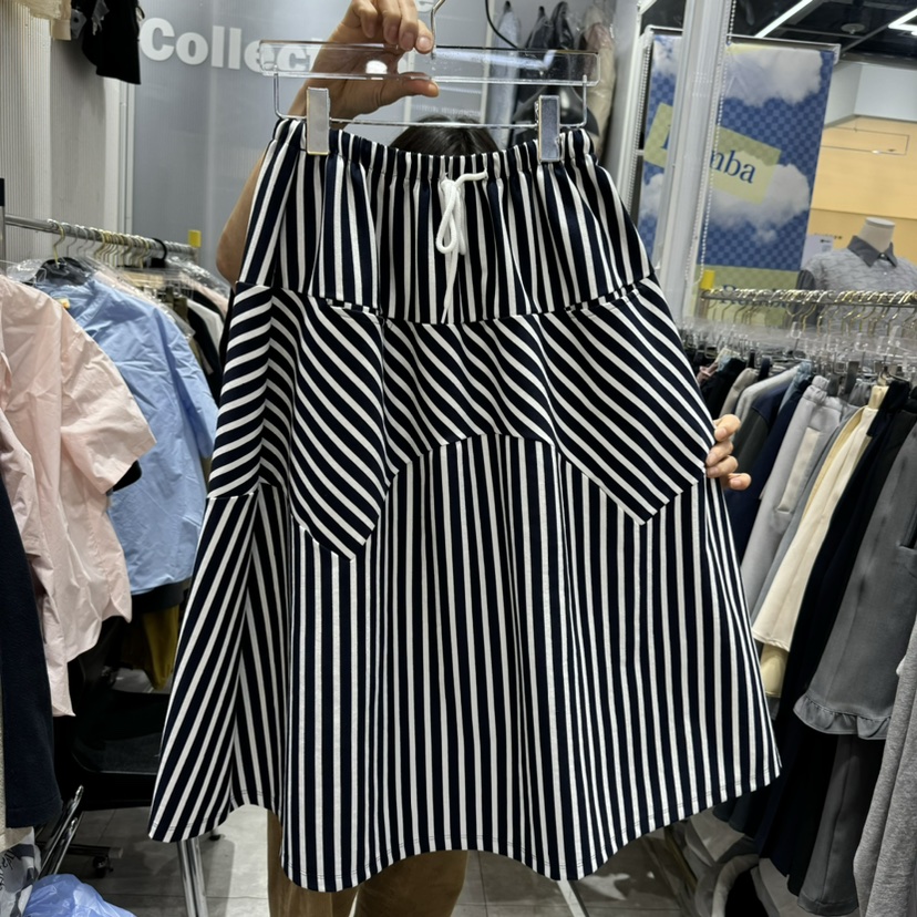 RUMBA東大門實拍女裝新品推薦職業25春夏休閑時尚半身裙中短裙RUMBA半身裙/中短裙