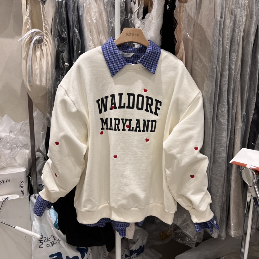 SALONDEMAG韓國代購女裝新品人氣真品職業25春夏時尚推薦衛衣SALONDEMAG衛衣圖色2