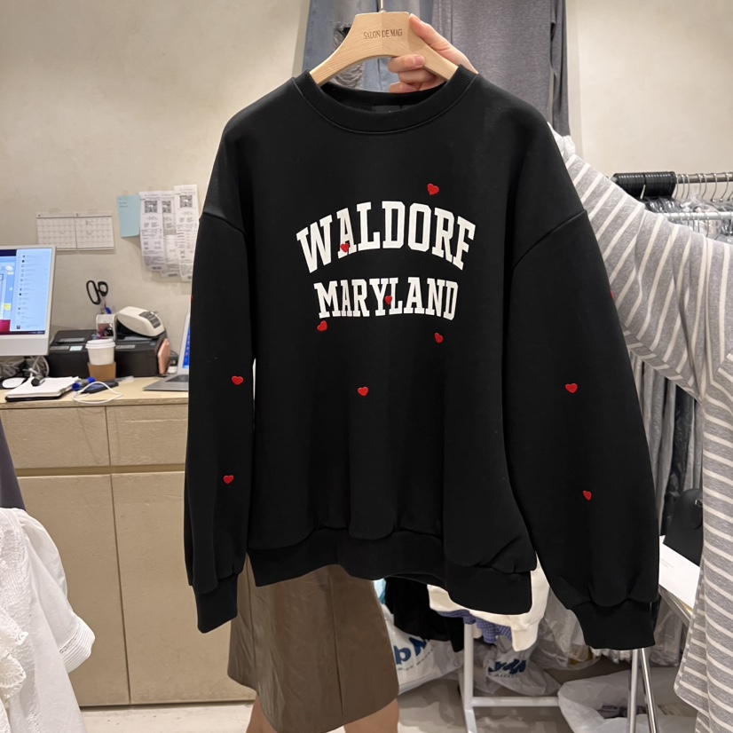 SALONDEMAG韓國代購女裝新品人氣真品職業25春夏時尚推薦衛衣SALONDEMAG衛衣圖色3