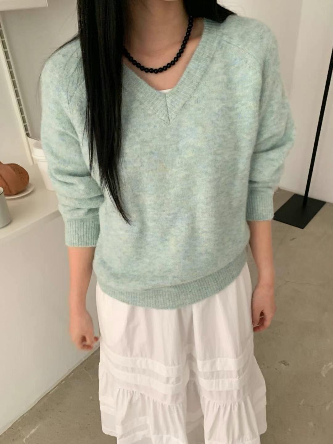 M.STORY韓國直郵女士新品熱賣25春夏推薦職業真品時尚針織衫M.STORY針織衫