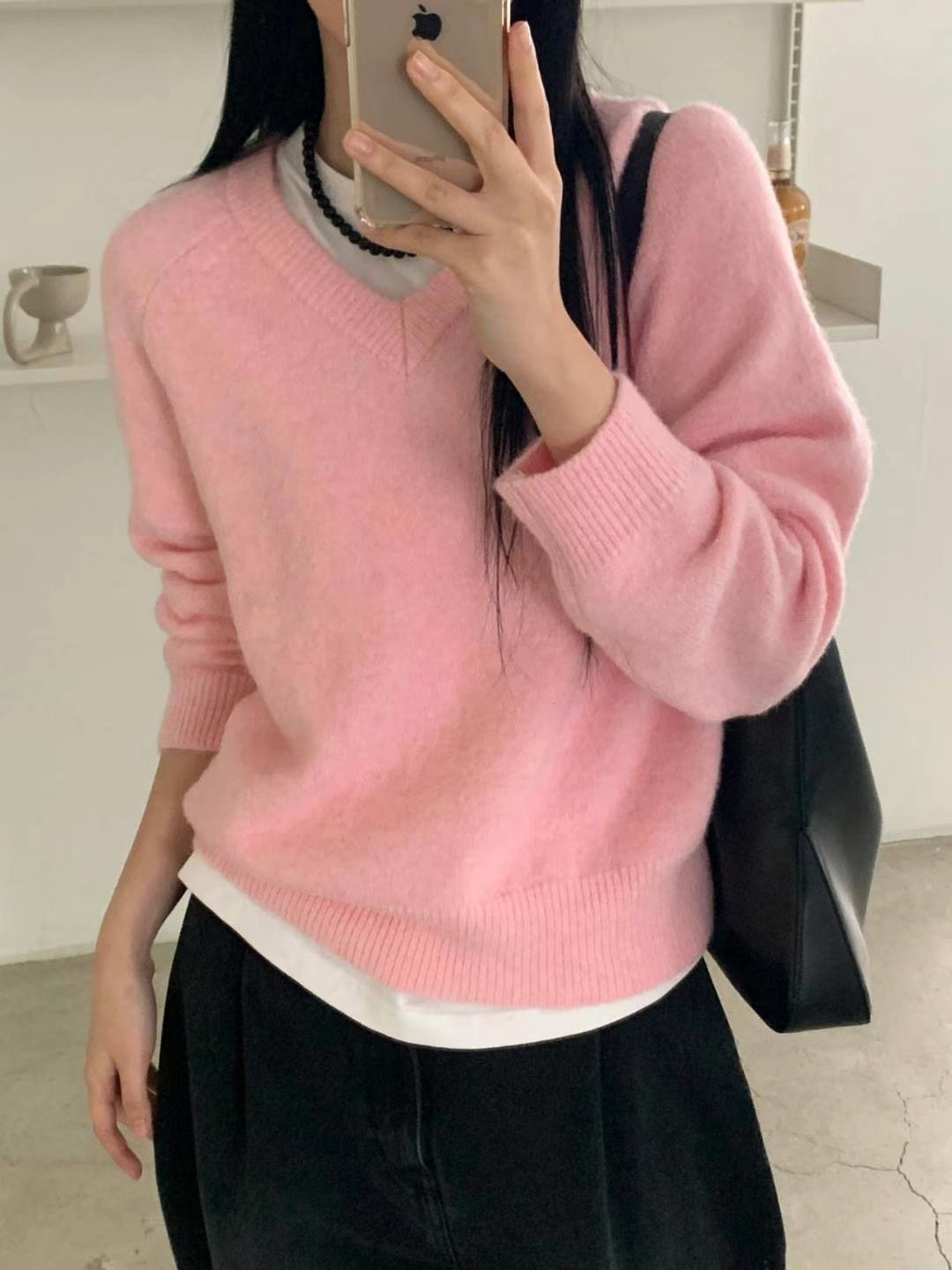 M.STORY韓國直郵女士新品熱賣25春夏推薦職業真品時尚針織衫M.STORY針織衫