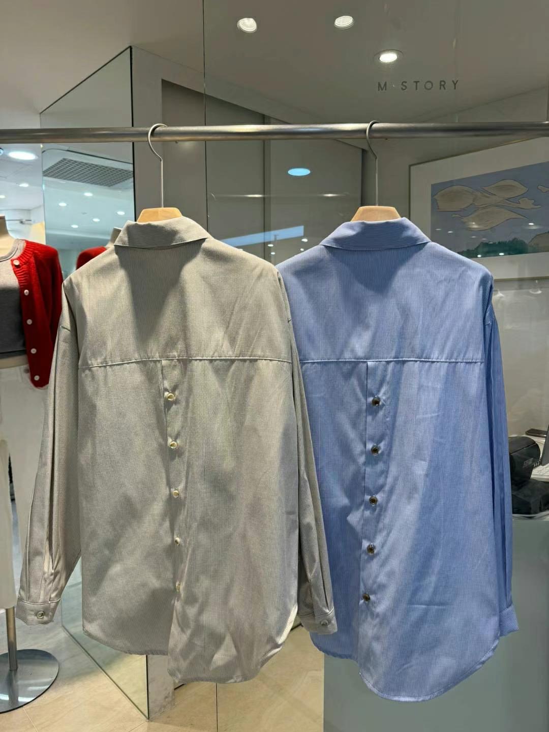 M.STORY東大門代購女裝新品職業真品25春夏人氣襯衫蕾絲衫M.STORY襯衫/蕾絲衫