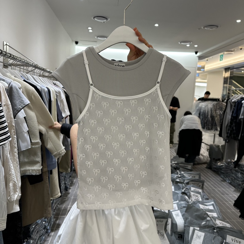 VIVE韓國直郵㊣東大門實拍女裝新品人氣時尚吊帶背心不含內搭VIVE吊帶/背心