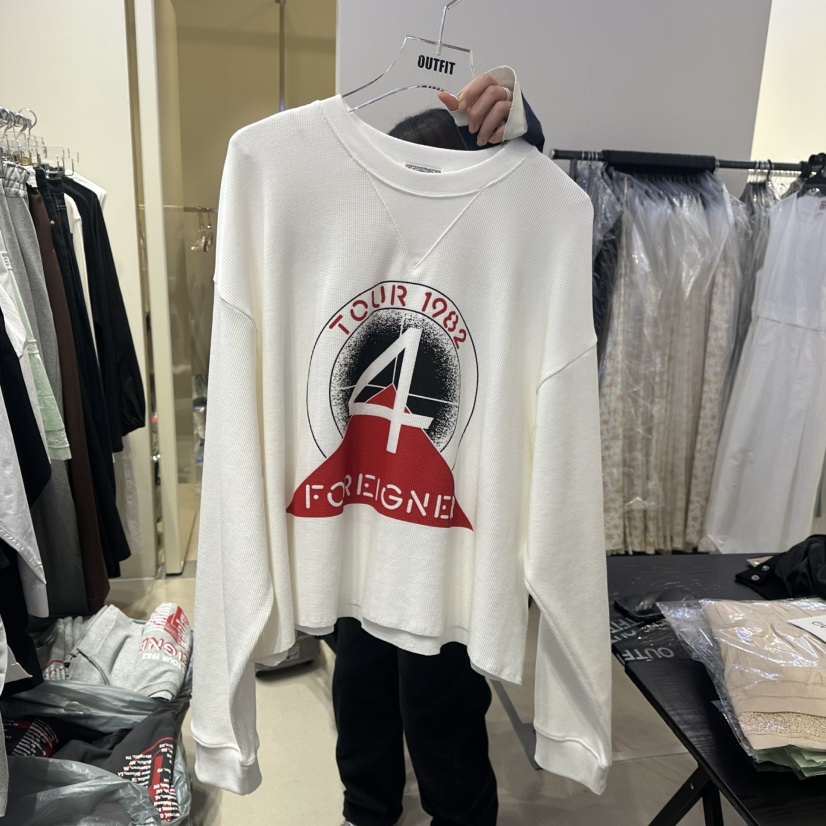OUTFIT韓國㊣直郵東大門代購女裝新款時尚休閑人氣職業長袖T恤OUTFIT長袖T恤